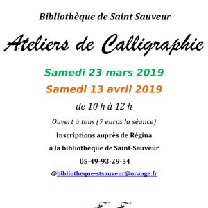 Cours de calligraphie