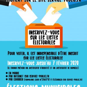 Inscription sur les listes électorales