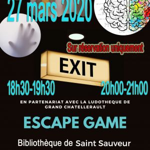 Escape Game >>> ANNULÉ