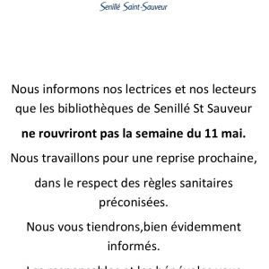 Bibliothèques de St-Sauveur et de Senillé