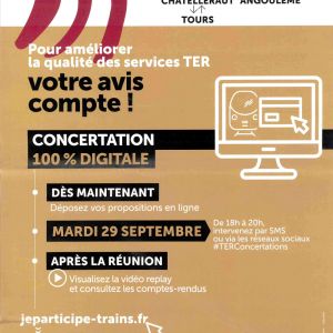 Concertation SNCF pour améliorer la qualité des services TER