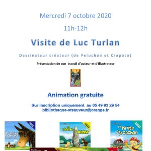 Visite de Luc TURLAN au Centre socio-culturel