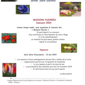 Concours Maisons fleuries 2024