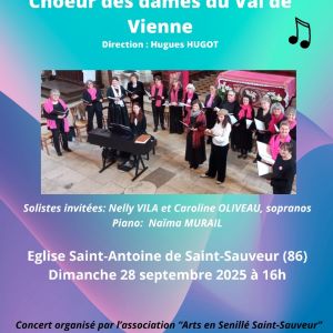 Concert " Le Choeur des Dames du Val de Vienne " - 28/09/2025