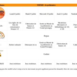 La Récré : programmes de l'été 2019