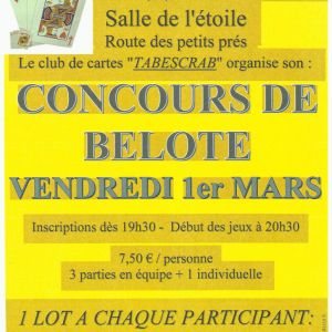 Concours de Belote de Tabescrab