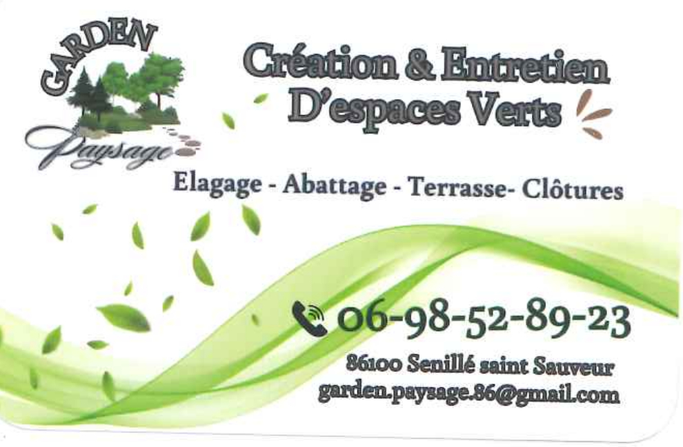 Un nouvel artisan paysagiste sur notre territoire !
