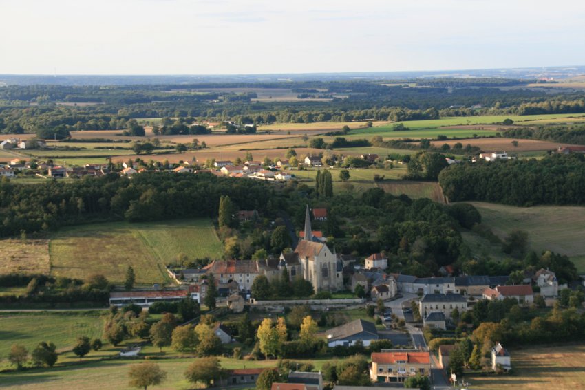 St-Sauveur au soleil couchant